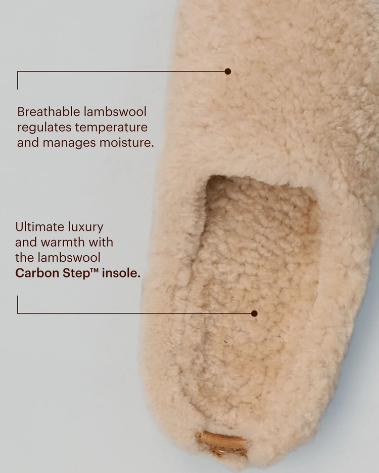 VIBA - roma, sherling natural white
