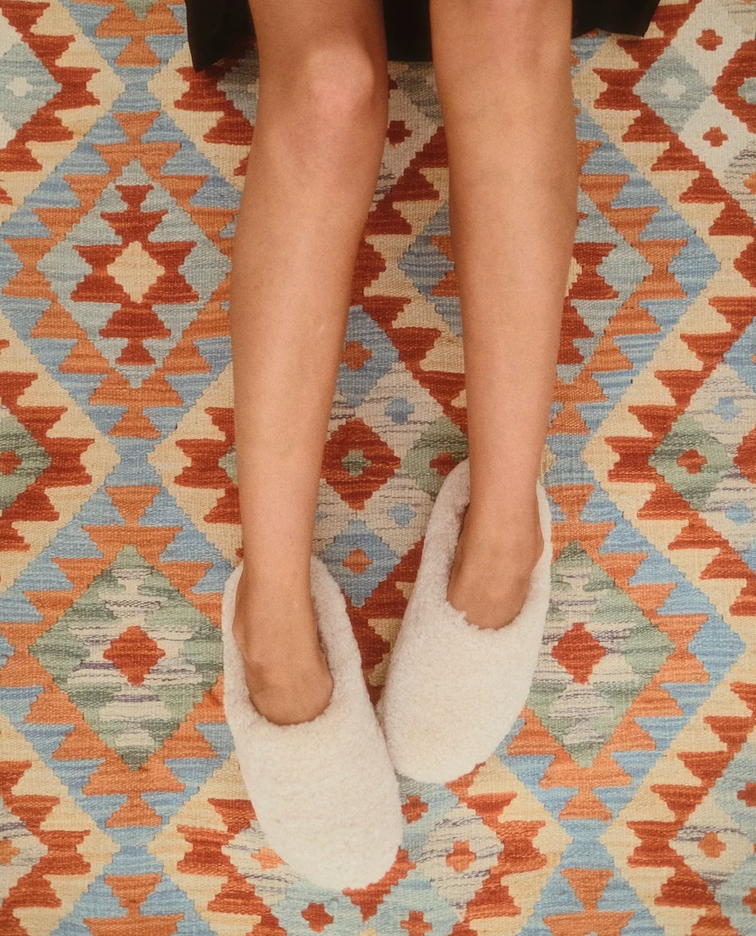 VIBA - roma, sherling natural white