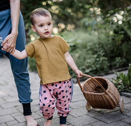 Lubu's - Lubu's pants, red stripes allover, 1-4 Jahre - Lubus & moi