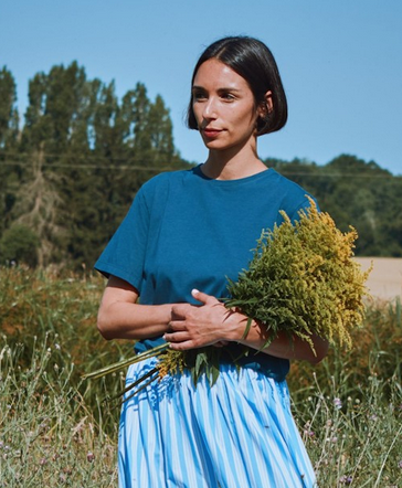 poudreorganic - shirt camiseta midnight navy - Lubus & moi