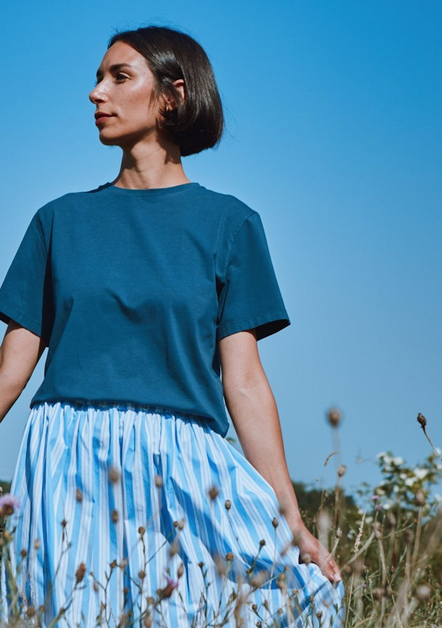 poudreorganic - shirt camiseta midnight navy - Lubus & moi