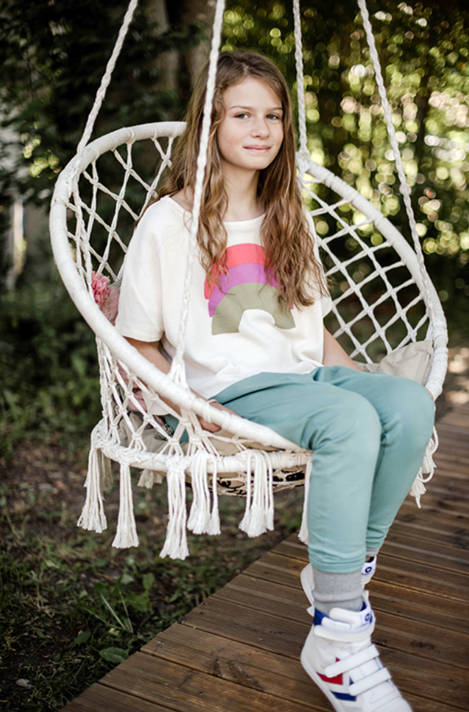 LUBU'S - lubu's pants, zebra on denim, 9-11 jahre