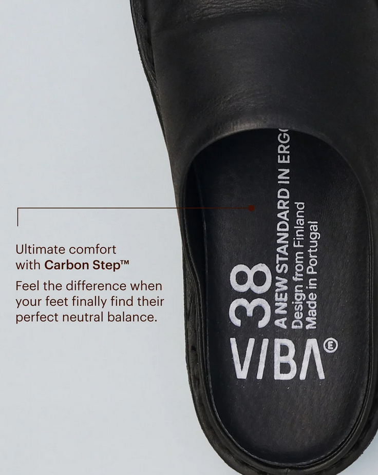 VIBA - roma, leather preto black