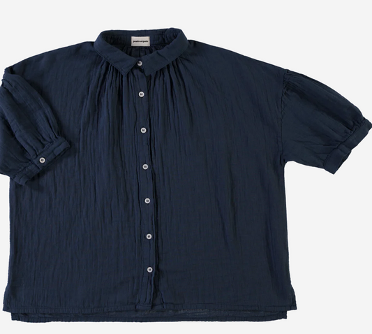 poudreorganic - chemise néotine midnight navy