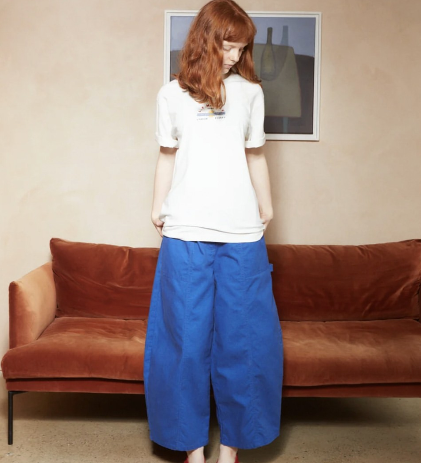L.F.MARKEY - logo embroidered tee, ecru 4
