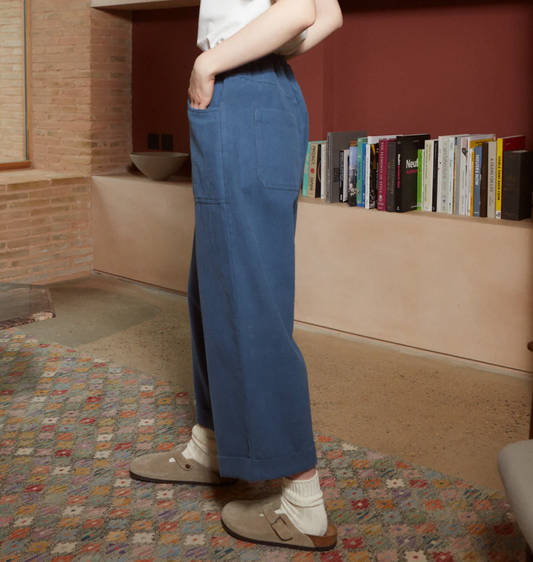 L.F.MARKEY - lars trouser canvas, marine 22