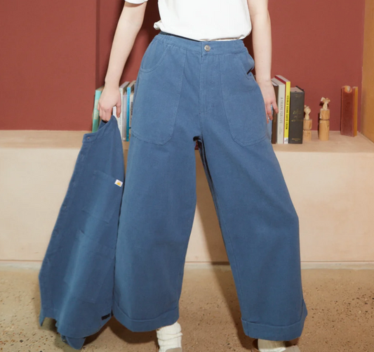 L.F.MARKEY - lars trouser canvas, marine 22