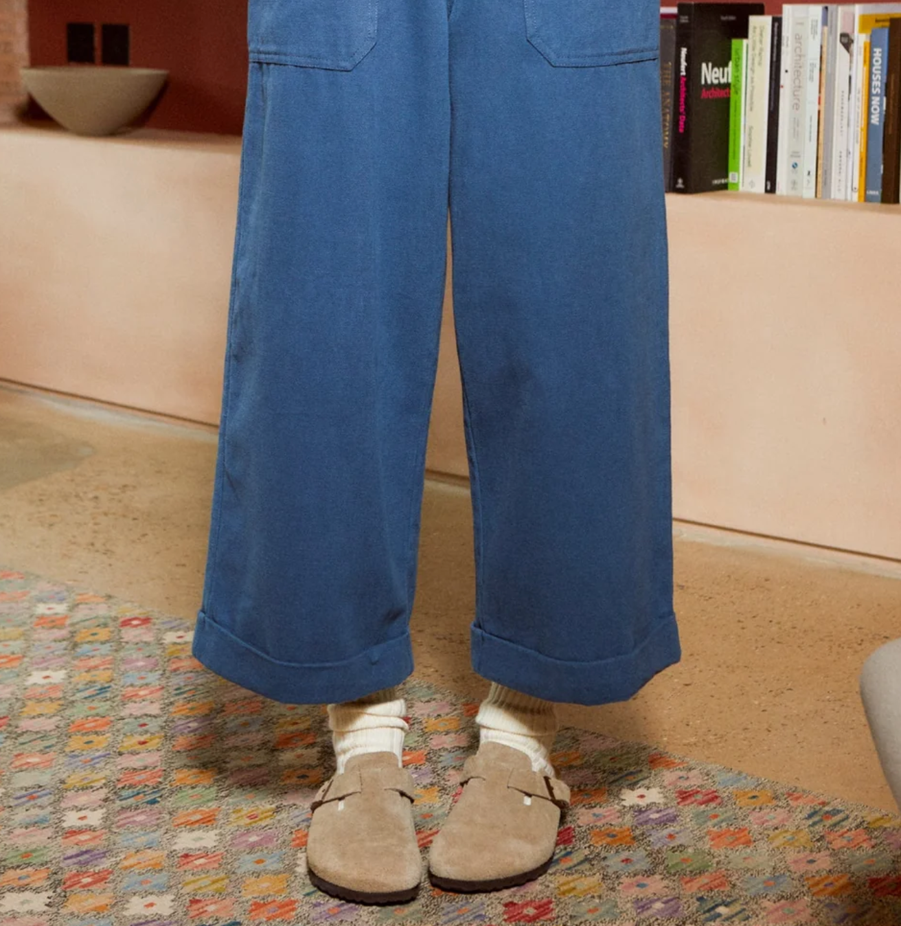 L.F.MARKEY - lars trouser canvas, marine 22