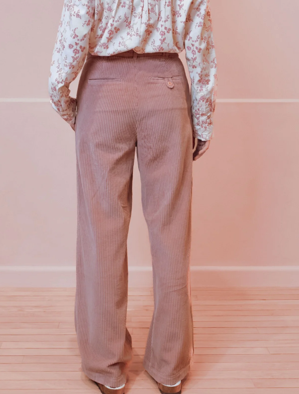 emile & ida femmes - pantalon edgar, nymphéa