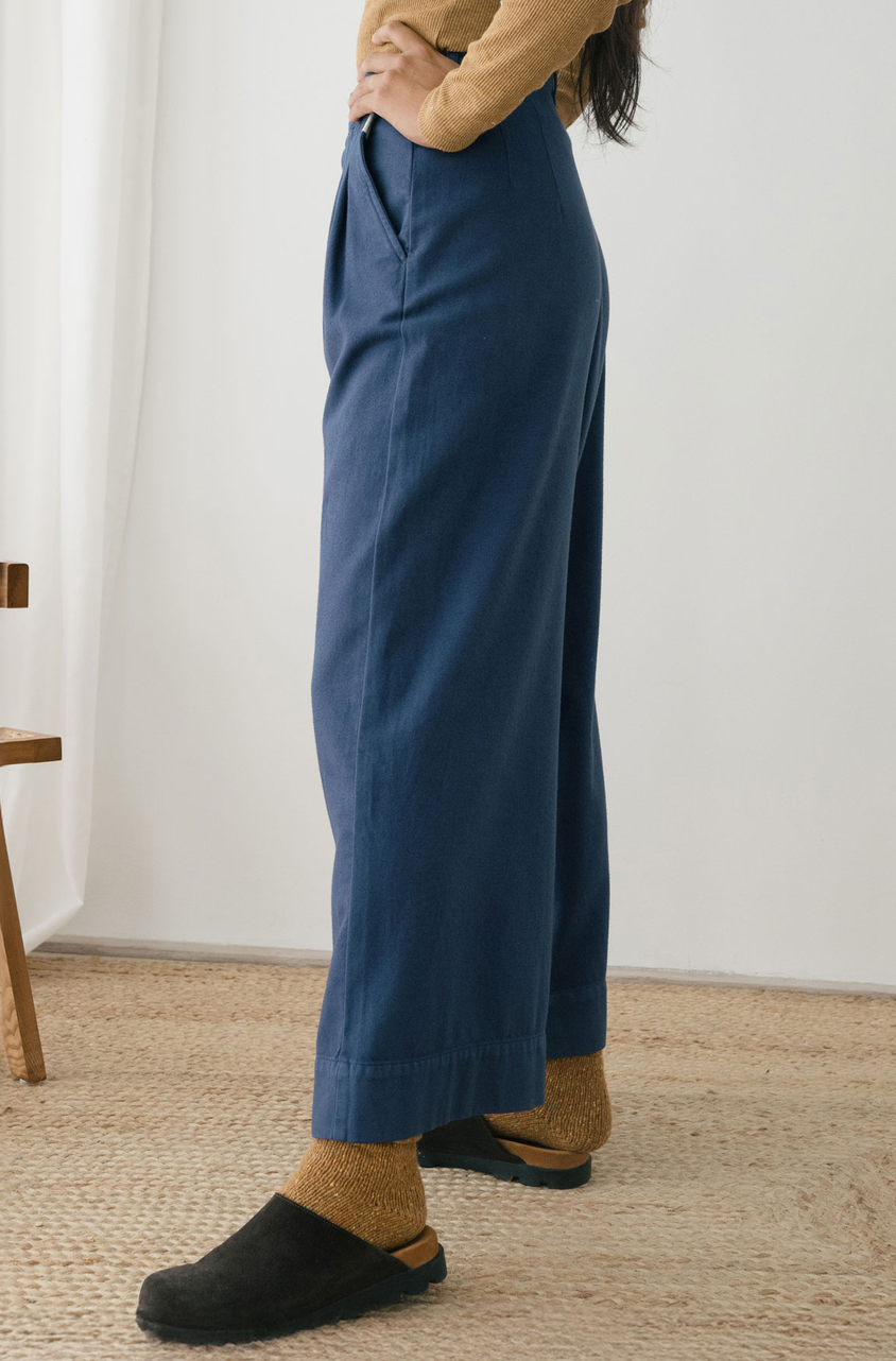 twothirds - sandhamn trousers, naval blue