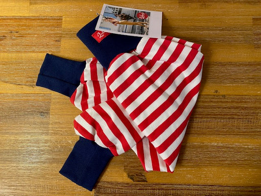 Lubu's - Lubu's pants, red stripes allover, 0-2 Jahre - Lubus & moi