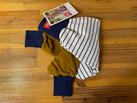 Lubu's - Lubu's pants, stripes on ochre, 0-2 Jahre - Lubus & moi