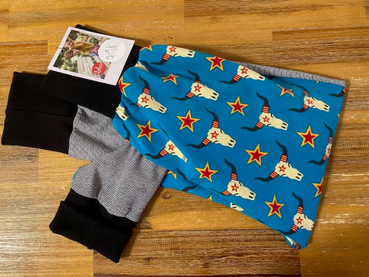 LUBU'S - lubu's pants, wild wild buffalo maritim, schwarzes bord, 7-9 jahre