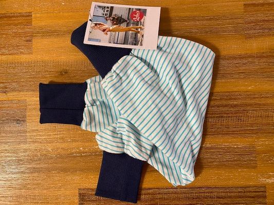 Lubu's - Lubu's pants, azul claire allover, 0-2 Jahre