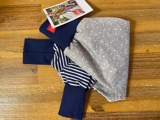 Lubu's - Lubu's pants, snowy points on big stripes, 0-2 Jahre