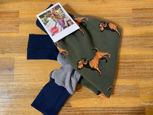 Lubu's - Lubu's pants, perrito on stripes, 0-2 Jahre