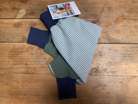 Lubu's - Lubu's pants, light stripes on happy green, 0-2 Jahre