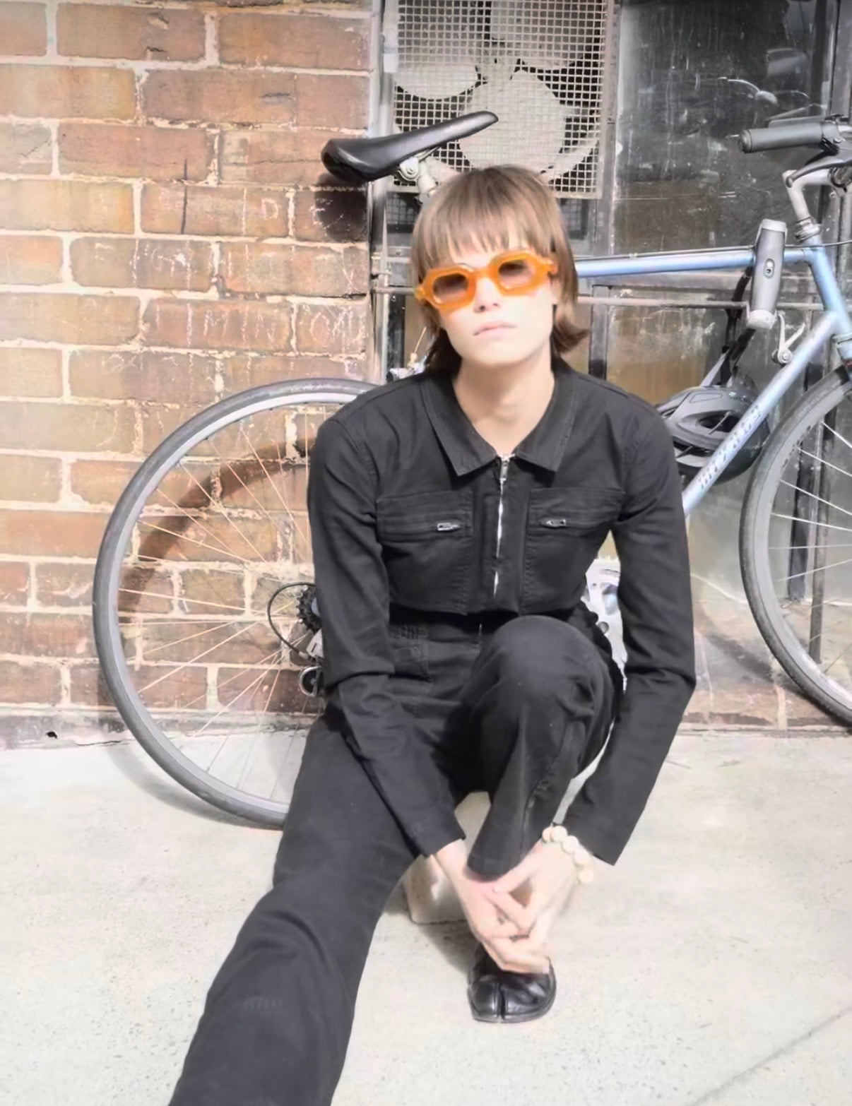 L.F.MARKEY - danny stretch canvas boilersuit black / drop 2